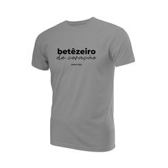 BABY LOOK BETÊZEIRO DE CORAÇÃO BABY LOOK BETÊZEIRO DE CORAÇÃO CINZA/PRETO P