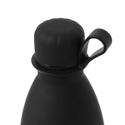 GARRAFA TÉRMICA ZEIQ GARRAFA TÉRMICA EMBORRACHADA ZEIQ  PRETO 1L