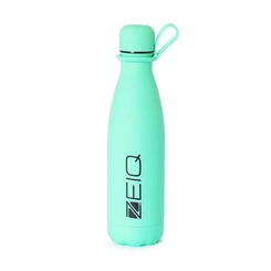 GARRAFA TÉRMICA ZEIQ GARRAFA TÉRMICA EMBORRACHADA ZEIQ  VERDE ÁGUA 500ML