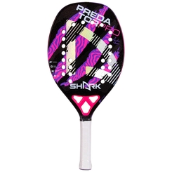 RAQUETE BT PREDATOR - 3 20MM SHARK RAQUETE DE BEACH TENNIS BT PREDATOR - 3 SHARK PRETO/PINK