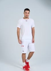 CAMISETA MASCULINA GYM 5 BAZX CAMISETA MASCULINA GYM 5 BAZX BRANCO P