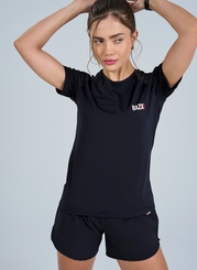 CAMISETA RUN FEMININA 14 BAZX CAMISETA RUN FEMININA 14 BAZX PRETO PP