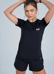 CAMISETA RUN FEMININA 14 BAZX CAMISETA RUN FEMININA 14 BAZX PRETO P