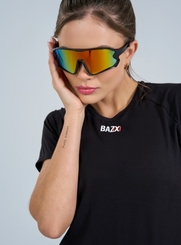 CAMISETA FEMININA GYM 8 BAZX CAMISETA FEMININA GYM 8 BAZX PRETO P